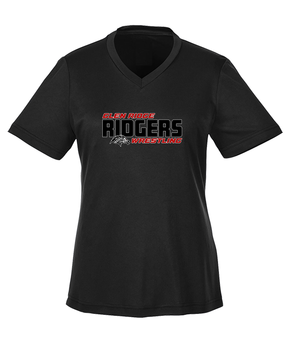 Glen Ridge HS Wrestling Bold - Womens Performance Shirt
