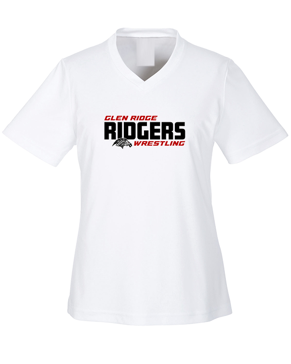 Glen Ridge HS Wrestling Bold - Womens Performance Shirt