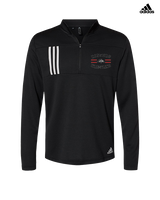 Glen Ridge HS Wrestling Curve - Mens Adidas Quarter Zip