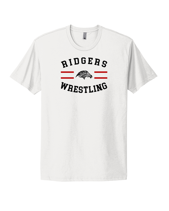 Glen Ridge HS Wrestling Curve - Mens Select Cotton T-Shirt
