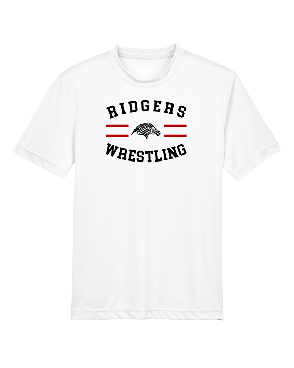 Glen Ridge HS Wrestling Curve - Youth Performance Shirt