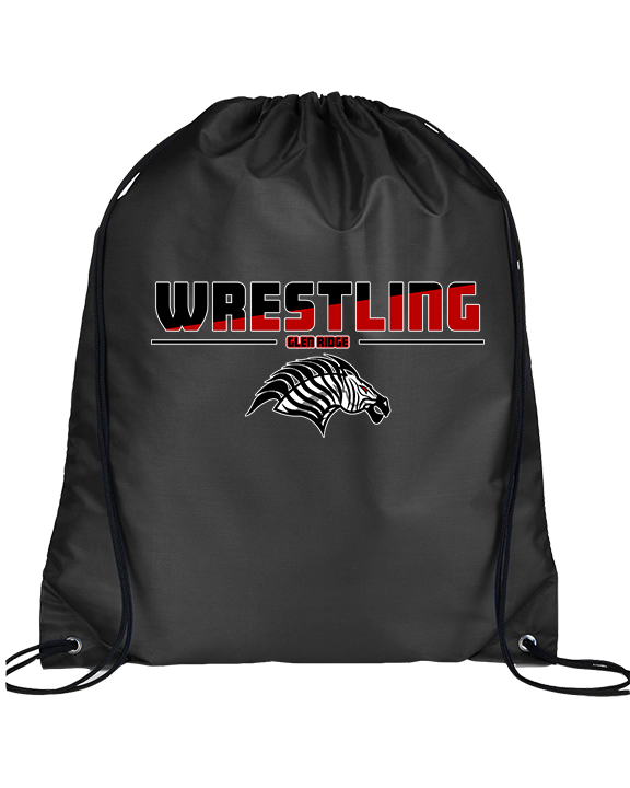 Glen Ridge HS Wrestling Cut - Drawstring Bag
