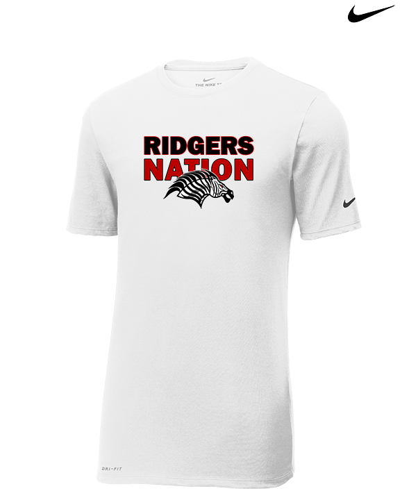 Glen Ridge HS Wrestling Nation - Mens Nike Cotton Poly Tee