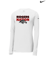 Glen Ridge HS Wrestling Nation - Mens Nike Longsleeve