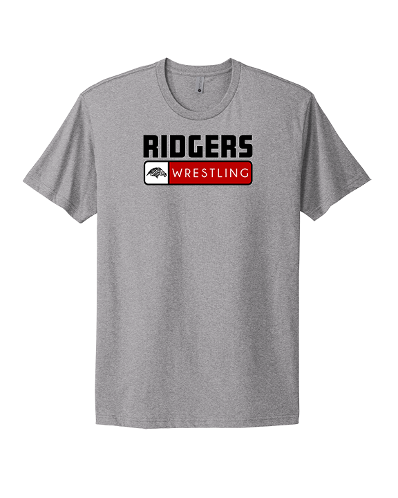 Glen Ridge HS Wrestling Pennant - Mens Select Cotton T-Shirt