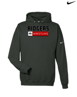 Glen Ridge HS Wrestling Pennant - Nike Club Fleece Hoodie