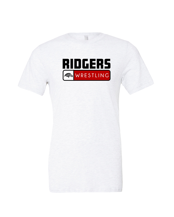 Glen Ridge HS Wrestling Pennant - Tri-Blend Shirt