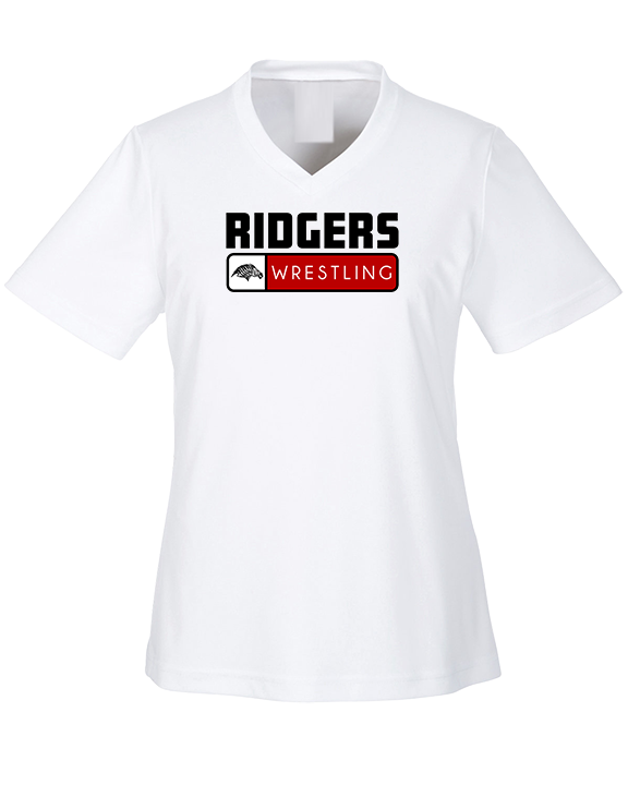 Glen Ridge HS Wrestling Pennant - Womens Performance Shirt