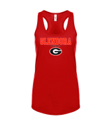 Glendora HS Baseball Block - Womens Tank Top