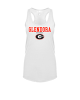 Glendora HS Baseball Block - Womens Tank Top