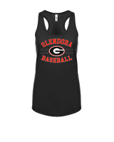 Glendora HS Baseball Curve - Womens Tank Top