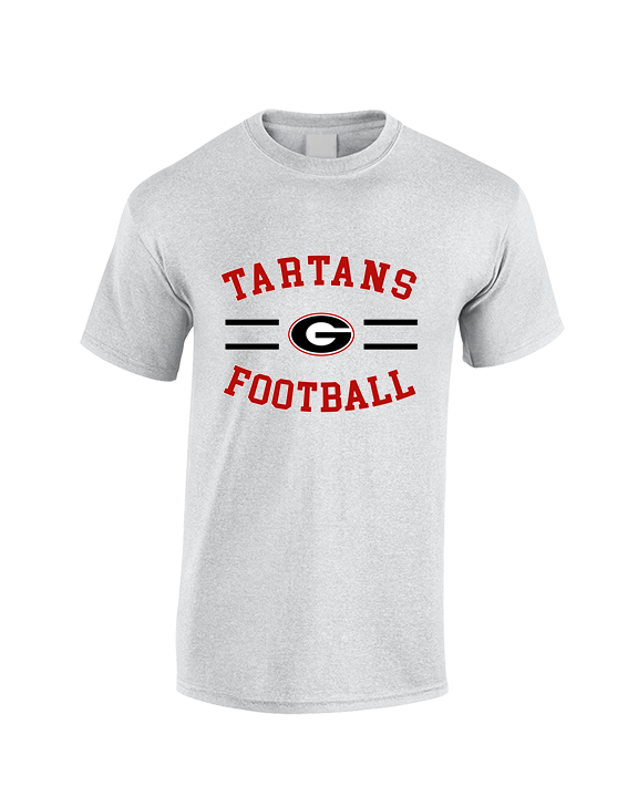 Glendora HS Football Curve - Cotton T-Shirt