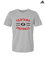 Glendora HS Football Curve - Mens Adidas Performance Shirt