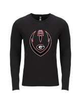 Glendora HS Football Full Football - Tri-Blend Long Sleeve