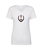 Glendora HS Football Full Football - Womens Vneck