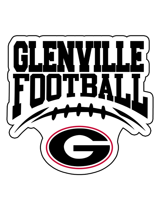 Glenville Football - 3M Gloss Die Cut Sticker