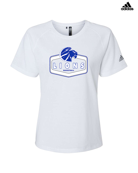 Goddard HS Boys Basketball Board - Womens Adidas Performance Shirt