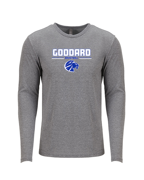 Goddard HS Boys Basketball Keen - Tri-Blend Long Sleeve