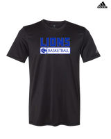 Goddard HS Boys Basketball Pennant - Mens Adidas Performance Shirt