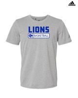 Goddard HS Boys Basketball Pennant - Mens Adidas Performance Shirt