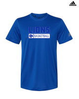 Goddard HS Boys Basketball Pennant - Mens Adidas Performance Shirt