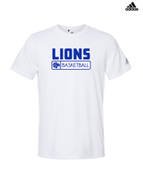 Goddard HS Boys Basketball Pennant - Mens Adidas Performance Shirt