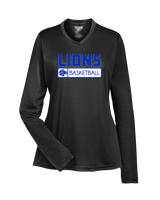 Goddard HS Boys Basketball Pennant - Womens Performance Longsleeve