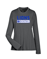 Goddard HS Boys Basketball Pennant - Womens Performance Longsleeve