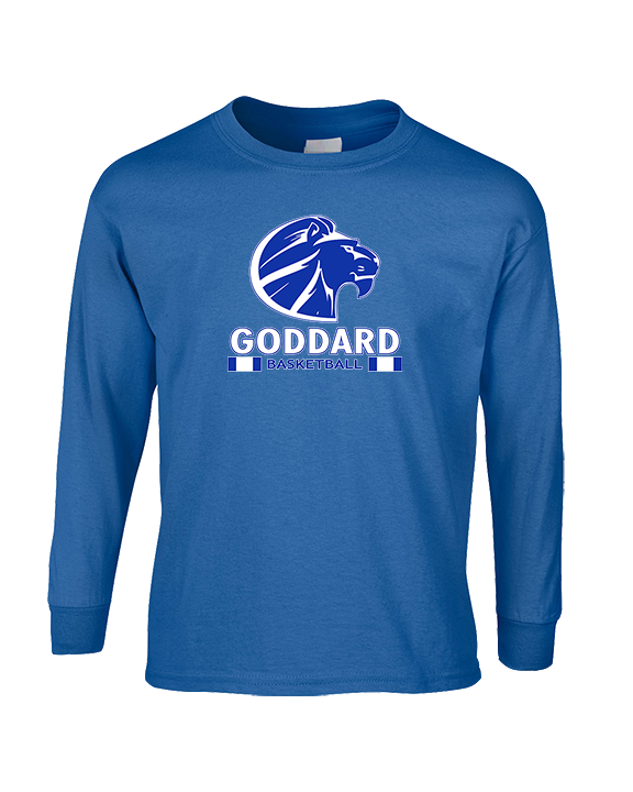 Goddard HS Boys Basketball Stacked - Cotton Longsleeve