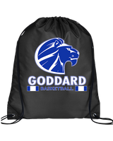 Goddard HS Boys Basketball Stacked - Drawstring Bag