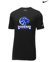 Goddard HS Boys Basketball Stacked - Mens Nike Cotton Poly Tee