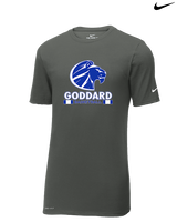 Goddard HS Boys Basketball Stacked - Mens Nike Cotton Poly Tee