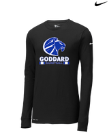Goddard HS Boys Basketball Stacked - Mens Nike Longsleeve