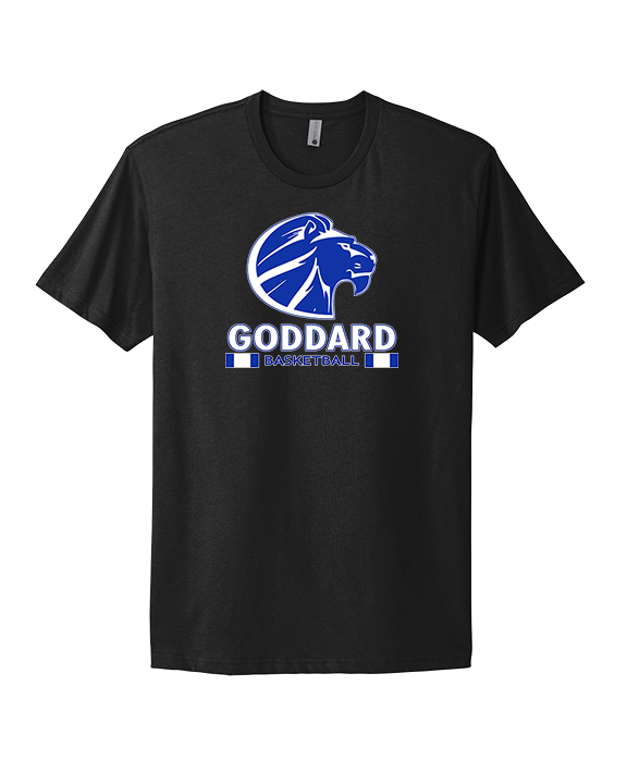 Goddard HS Boys Basketball Stacked - Mens Select Cotton T-Shirt