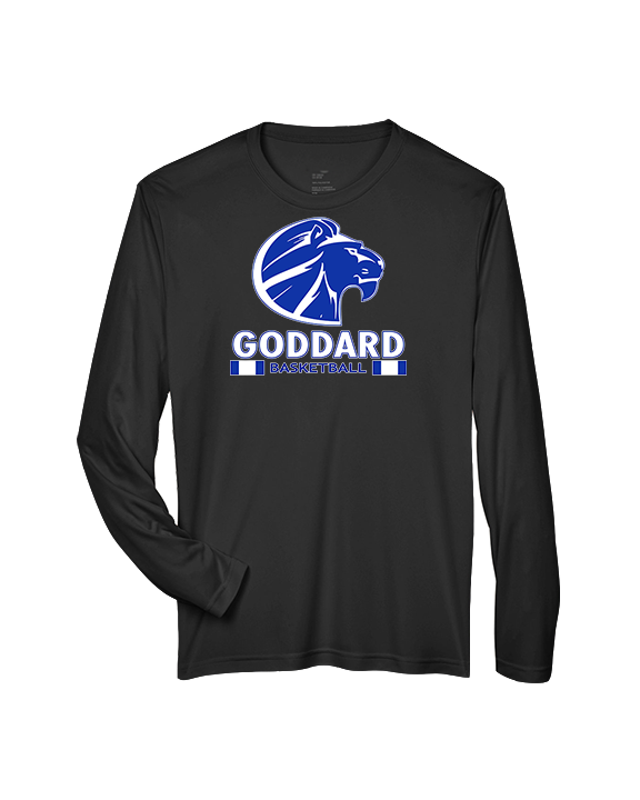 Goddard HS Boys Basketball Stacked - Performance Longsleeve