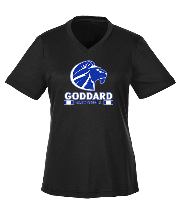 Goddard HS Boys Basketball Stacked - Womens Performance Shirt