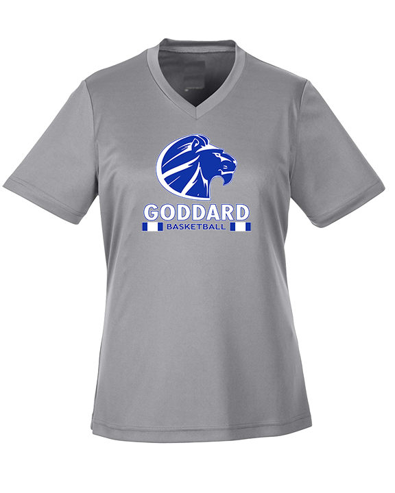 Goddard HS Boys Basketball Stacked - Womens Performance Shirt