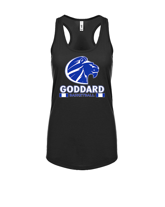 Goddard HS Boys Basketball Stacked - Womens Tank Top