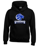 Goddard HS Boys Basketball Stacked - Youth Hoodie