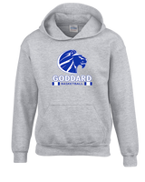 Goddard HS Boys Basketball Stacked - Youth Hoodie
