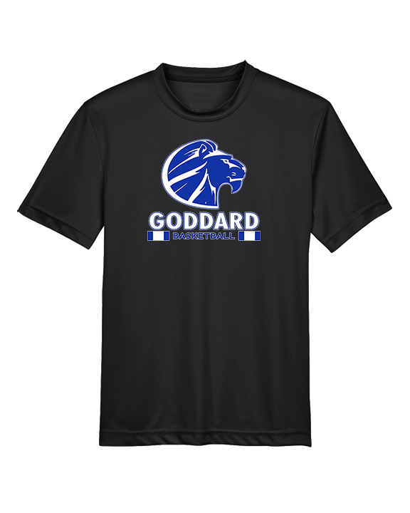 Goddard HS Boys Basketball Stacked - Youth Performance Shirt