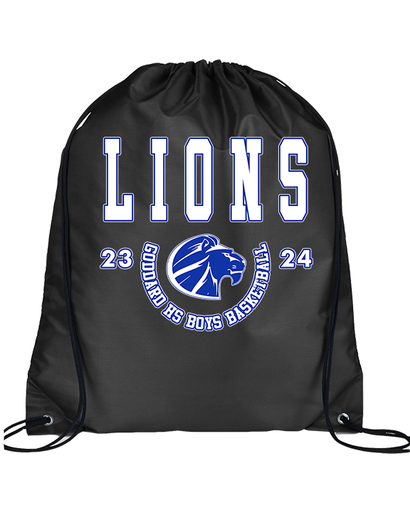Goddard HS Boys Basketball Swoop - Drawstring Bag