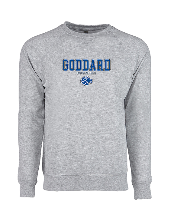 Goddard HS Football Block - Crewneck Sweatshirt