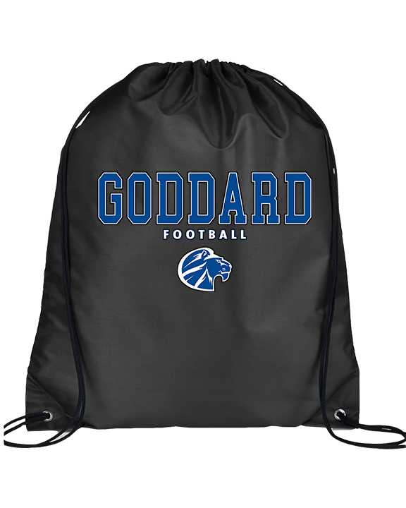 Goddard HS Football Block - Drawstring Bag
