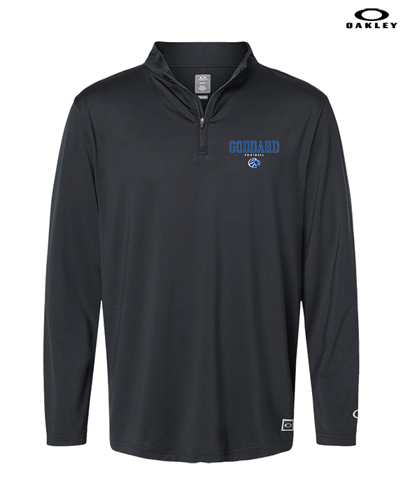 Goddard HS Football Block - Mens Oakley Quarter Zip