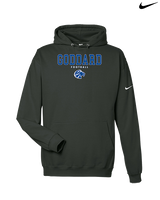 Goddard HS Football Block - Nike Club Fleece Hoodie