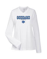 Goddard HS Football Block - Womens Performance Longsleeve