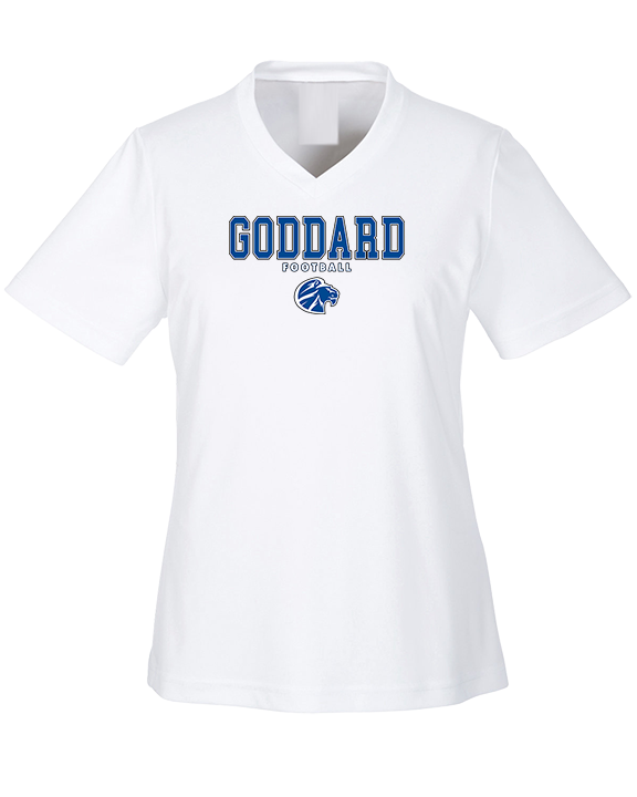Goddard HS Football Block - Womens Performance Shirt