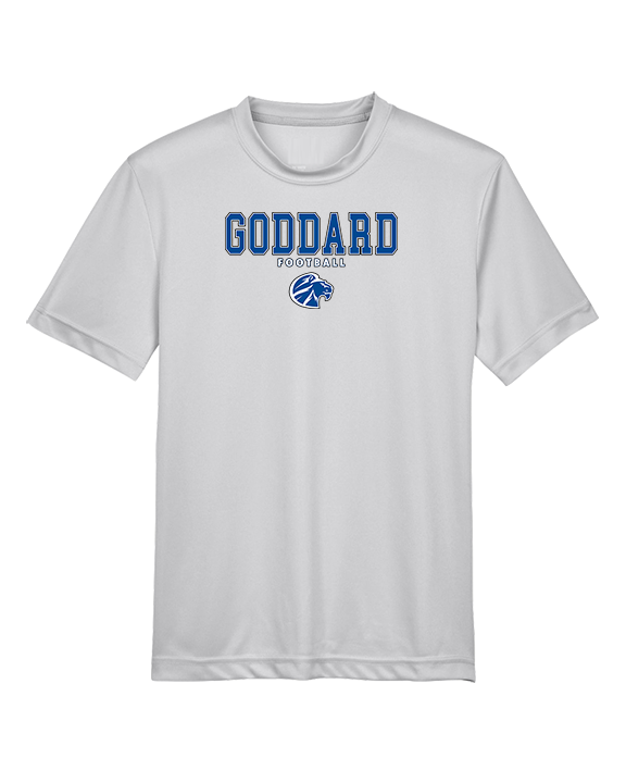 Goddard HS Football Block - Youth Performance Shirt
