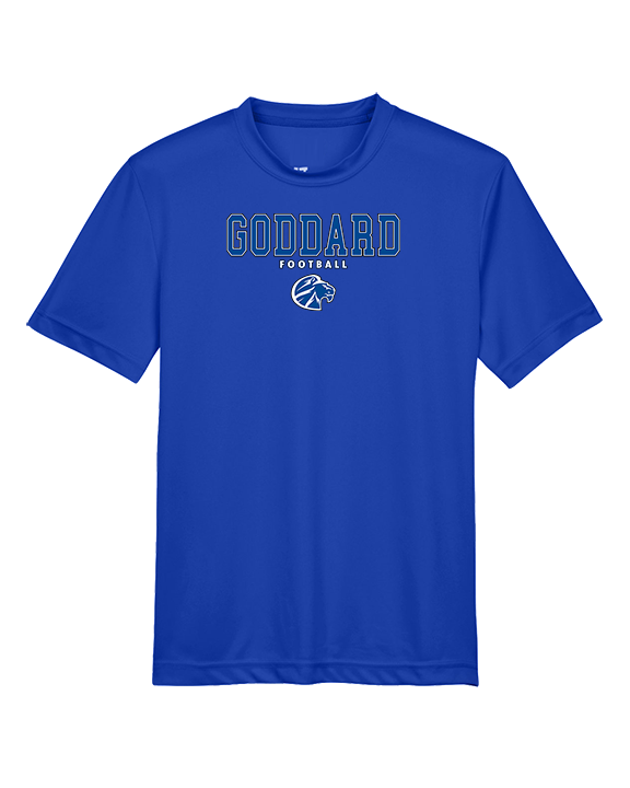 Goddard HS Football Block - Youth Performance Shirt